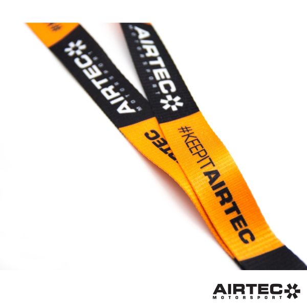 AIRTEC Motorsport Black & Orange Lanyard