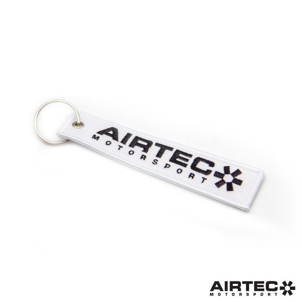 AIRTEC Motorsport Luggage Tag Key Ring - White